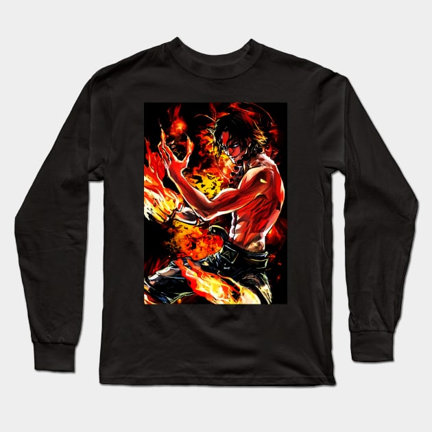 Fire Arms Long Sleeve T-Shirt by hustlart
